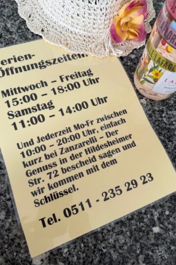 Sommeröffnungszeiten