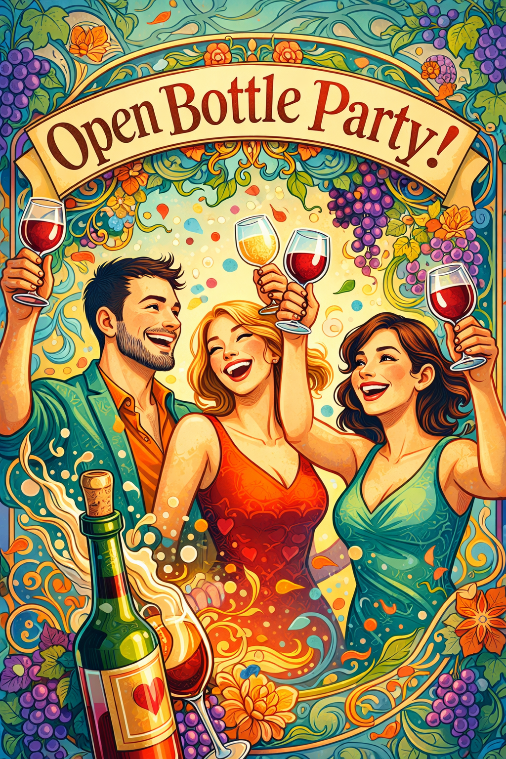 Bezahlung Weinprobe - Open Bottle Party!